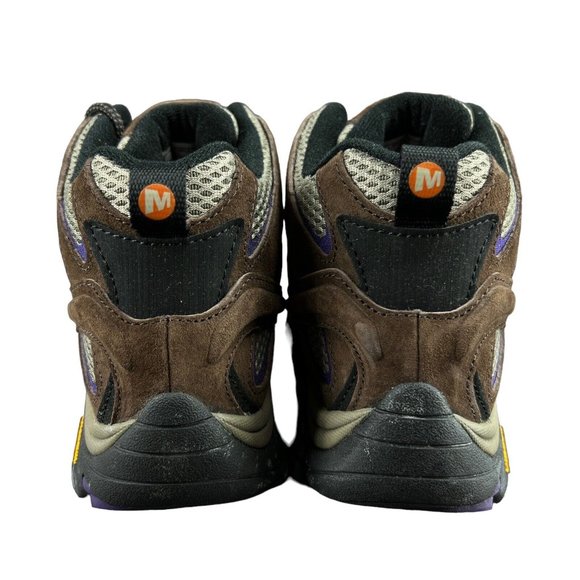 Merrell Moab 2 Mid Top Ventilation Braken Purple Hiking Boots Women's Size 6.5 - Picture 5 of 11